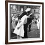 Kissing the War Goodbye in Times Square, 1945, II-Victor Jorgensen-Framed Art Print