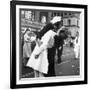 Kissing the War Goodbye in Times Square, 1945, II-Victor Jorgensen-Framed Art Print