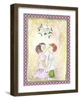 Kissing under the Mistletoe-Effie Zafiropoulou-Framed Giclee Print