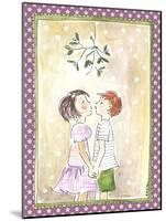 Kissing under the Mistletoe-Effie Zafiropoulou-Mounted Giclee Print
