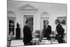 Kissinger, Rockefeller and Ford Discuss Evacuation of Saigon, in April 1975-null-Mounted Photo