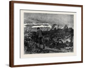 Kit, a Memory; He Waved His Stick and Increased His Pace-null-Framed Giclee Print