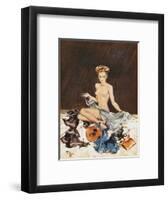 Kit Inspection-David Wright-Framed Art Print