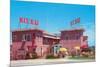 Kit Kat Vintage Motel-null-Mounted Art Print