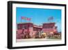 Kit Kat Vintage Motel-null-Framed Art Print