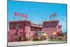 Kit Kat Vintage Motel-null-Mounted Art Print