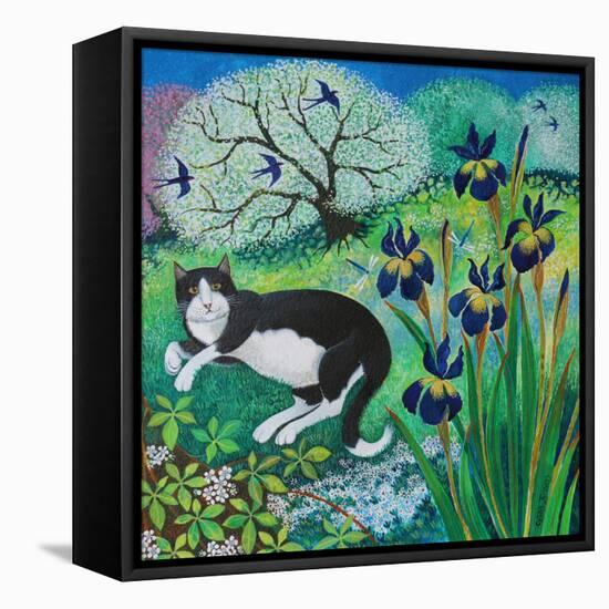 Kit's Garden,2017-Lisa Graa Jensen-Framed Stretched Canvas