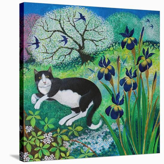 Kit's Garden,2017-Lisa Graa Jensen-Stretched Canvas