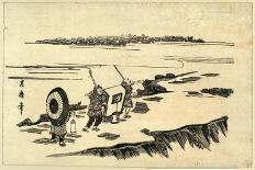 Kintaro Fighting with an Eagle-Kitagawa Tsukimaro-Framed Giclee Print