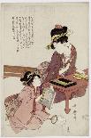 'Making Up For The Stage', c1780-Kitagawa Utamaro-Giclee Print