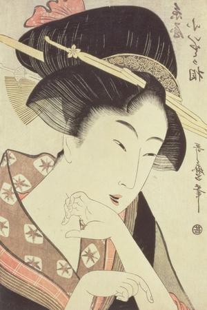 Bust Portrait of the Heroine Kioto of the Itoya