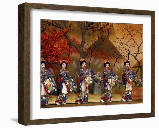 Kitano Odori Kamishichigen, Kaburenjo Hall, Japan-null-Framed Photographic Print