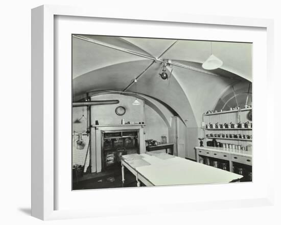 Kitchen at Admiralty House, Westminster, London, 1934-null-Framed Premium Photographic Print