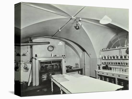 Kitchen at Admiralty House, Westminster, London, 1934-null-Stretched Canvas