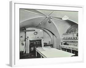 Kitchen at Admiralty House, Westminster, London, 1934-null-Framed Photographic Print