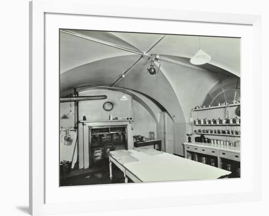 Kitchen at Admiralty House, Westminster, London, 1934-null-Framed Photographic Print