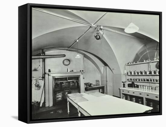 Kitchen at Admiralty House, Westminster, London, 1934-null-Framed Stretched Canvas