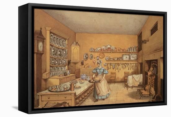 Kitchen at Langton Hall-Mary Ellen Best-Framed Stretched Canvas