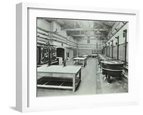 Kitchen at the Fulham Hostel, London, 1947-null-Framed Photographic Print