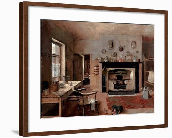 Kitchen at the Old King Street Bakery, 1884-Frederick McCubbin-Framed Giclee Print