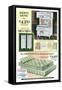 Kitchen Cabinet Unit, Mattress-null-Framed Stretched Canvas