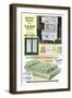 Kitchen Cabinet Unit, Mattress-null-Framed Art Print