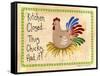 Kitchen Closed...Chicken-Debbie McMaster-Framed Stretched Canvas