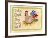 Kitchen Closed...Chicken-Debbie McMaster-Framed Giclee Print