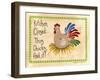 Kitchen Closed...Chicken-Debbie McMaster-Framed Giclee Print