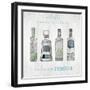 Kitchen Cocktails I-Natalie Carpentieri-Framed Art Print