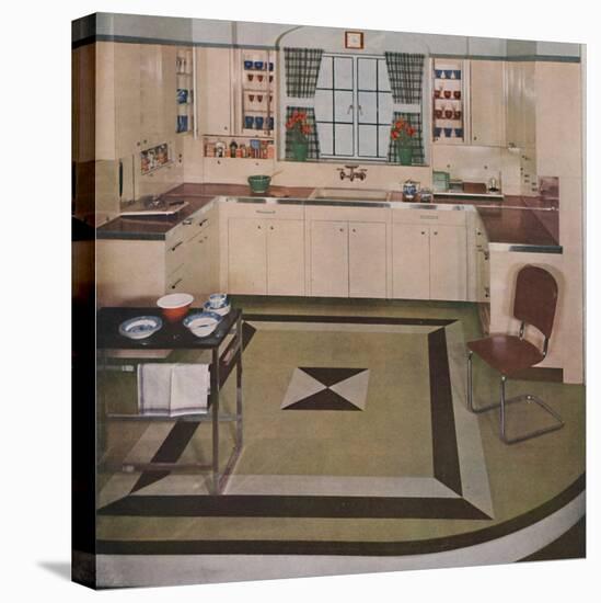 'Kitchen Designed by George Sakier', 1939-Unknown-Stretched Canvas