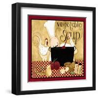 Kitchen Favorites: Vegetable Soup-Dan Dipaolo-Framed Art Print