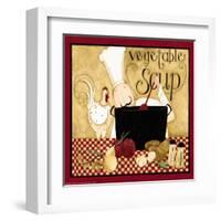 Kitchen Favorites: Vegetable Soup-Dan Dipaolo-Framed Art Print