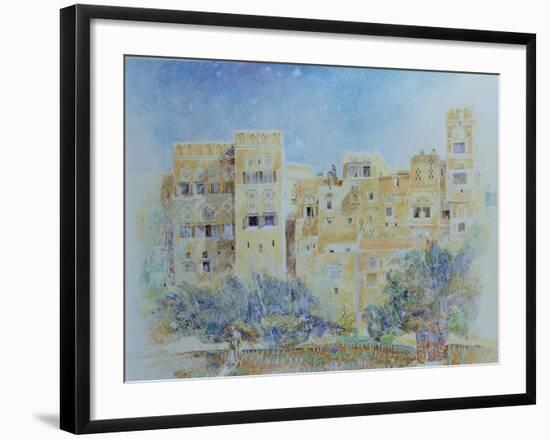 Kitchen Garden, Sana'A, North Yemen, 1975-James Reeve-Framed Giclee Print