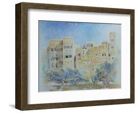 Kitchen Garden, Sana'A, North Yemen, 1975-James Reeve-Framed Giclee Print