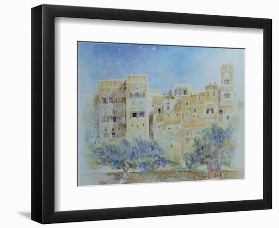 Kitchen Garden, Sana'A, North Yemen, 1975-James Reeve-Framed Giclee Print