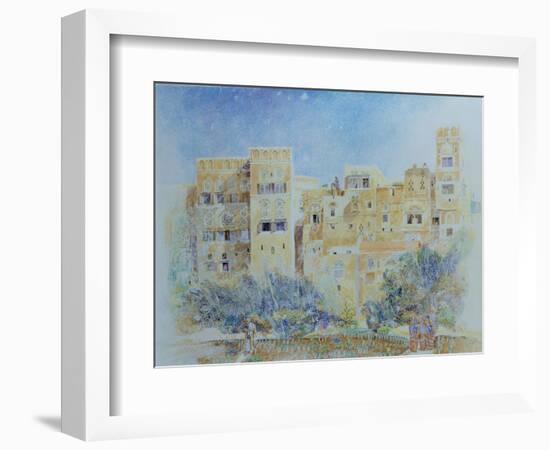 Kitchen Garden, Sana'A, North Yemen, 1975-James Reeve-Framed Giclee Print