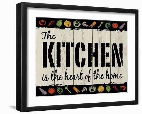 Kitchen Heart-ALI Chris-Framed Giclee Print