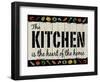 Kitchen Heart-ALI Chris-Framed Giclee Print