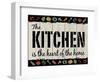 Kitchen Heart-ALI Chris-Framed Giclee Print