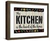 Kitchen Heart-ALI Chris-Framed Premium Giclee Print