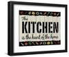 Kitchen Heart-ALI Chris-Framed Premium Giclee Print