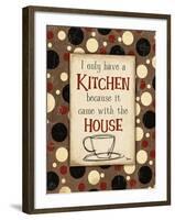 Kitchen House Brown-Diane Stimson-Framed Art Print