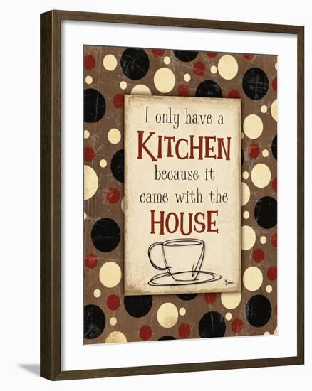 Kitchen House Brown-Diane Stimson-Framed Art Print