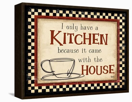 Kitchen House-Diane Stimson-Framed Stretched Canvas