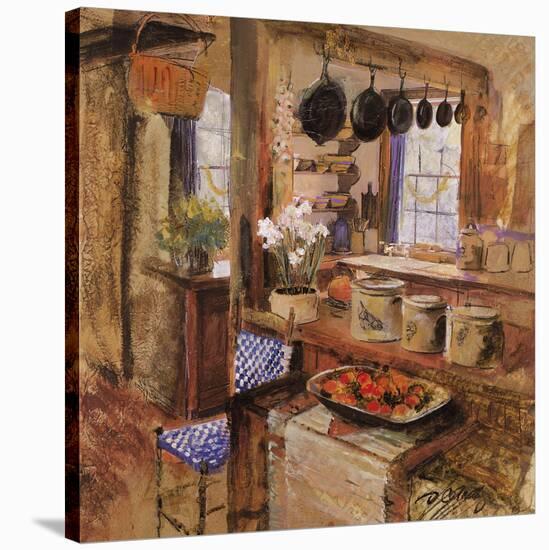 Kitchen I-Carney-Stretched Canvas