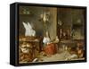 Kitchen Interior, 1644-David Teniers the Younger-Framed Stretched Canvas