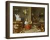 Kitchen Interior, 1644-David Teniers the Younger-Framed Giclee Print