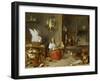 Kitchen Interior, 1644-David Teniers the Younger-Framed Giclee Print