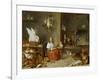 Kitchen Interior, 1644-David Teniers the Younger-Framed Giclee Print